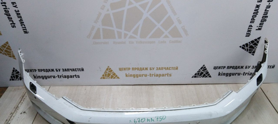 Бампер передний Volkswagen Passat B8 14-20 oem 3g0807221