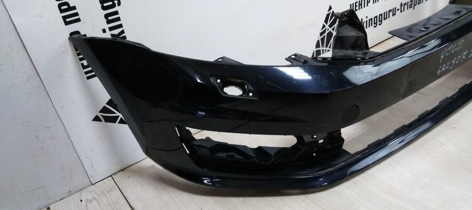 Бампер передний Volkswagen Polo 5 рест oem 6RU807221A