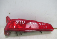 Противотуманный фонарь (Птф) задний левый Hyundai Creta oem 92405m0100 (слом.часть)