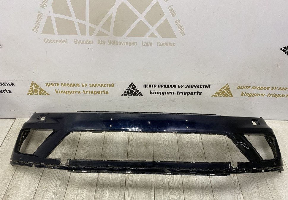 Бампер передний Volkswagen Touareg 2 2014 oem 7P6807221D
