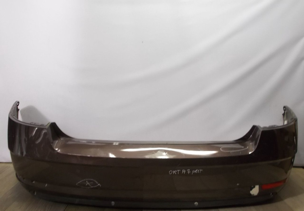 Бампер задний бу Skoda Octavia A7 рестайлинг OEM 5EU807421F