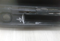 Решетка переднего бампера правая Volkswagen Transporter T6 oem 7e5853684 (мал.деф.)