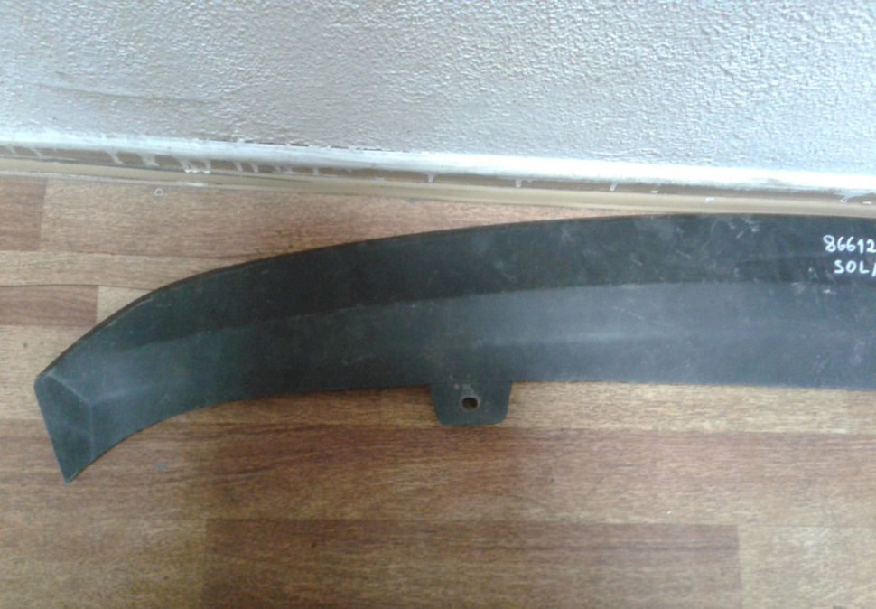 Спойлер заднего бампера Hyundai Solaris (14-17) рестайл oem 866124l500