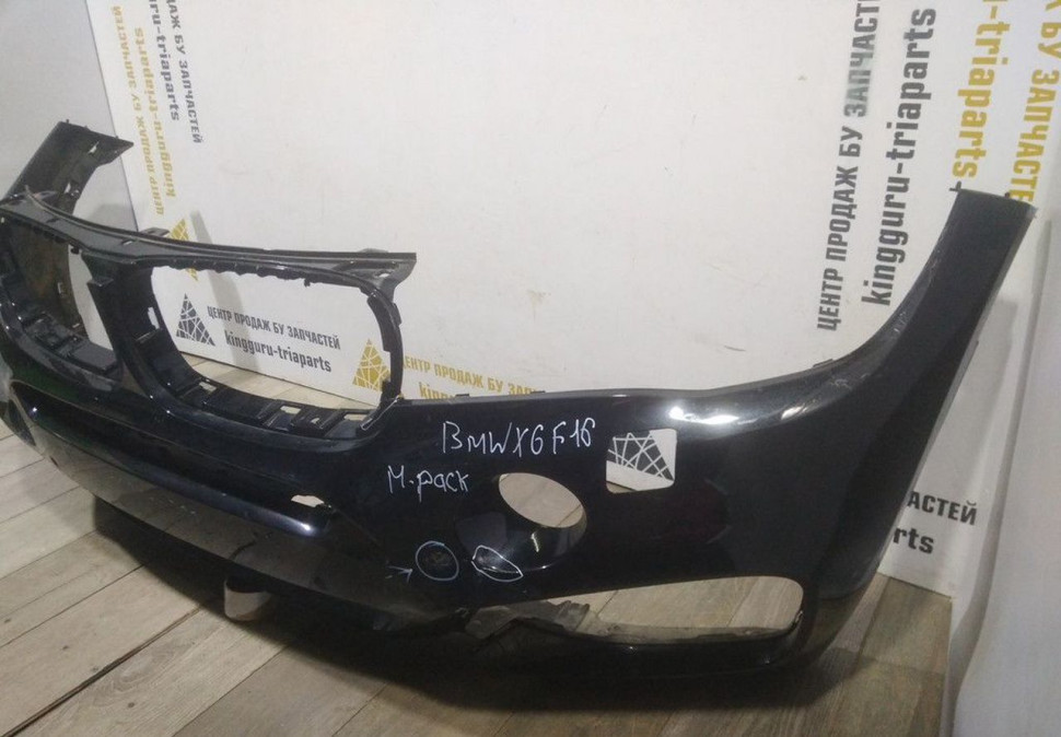 Бампер передний бу BMW X6 F16 M-Pack OEM 51118066904, 51118056492 Бампер передний бу BMW X6 F16 M-Pack OEM 51118066904, 51118056492