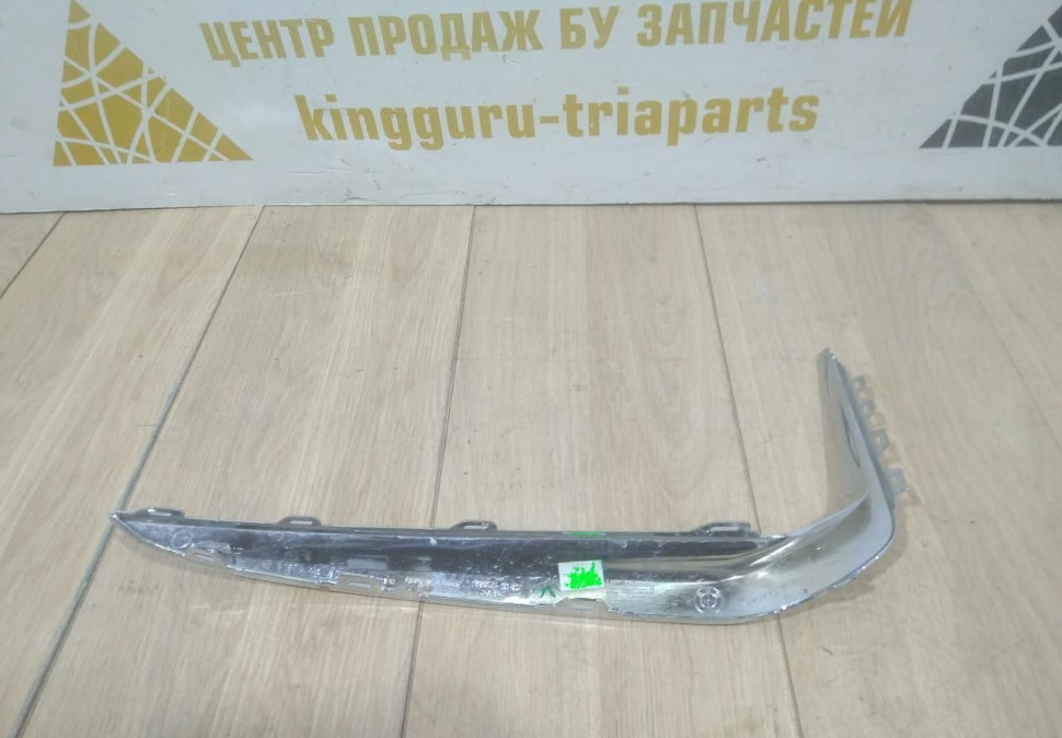 Молдинг переднего бампера правый бу BMW 7 G11 рестайлинг OEM 51117475196 Молдинг переднего бампера правый бу BMW 7 G11 рестайлинг OEM 51117475196