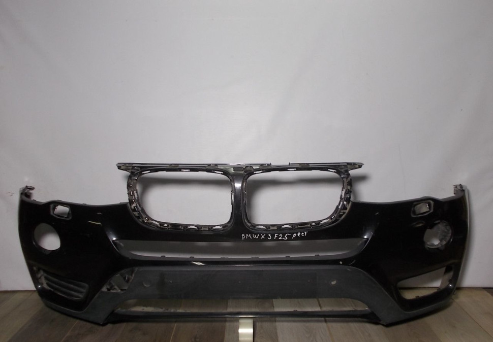Бампер передний бу BMW X3 F25 рестайлинг OEM 51117338534