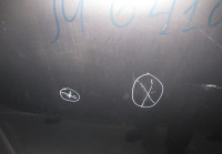 Капот Lada Vesta (вмятины) (скл-3)