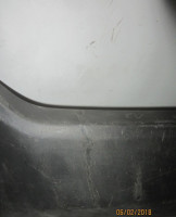 Спойлер заднего бампера Hyundai Creta (16>) (после ремонта) oem 86665M0000 (Скл-3)