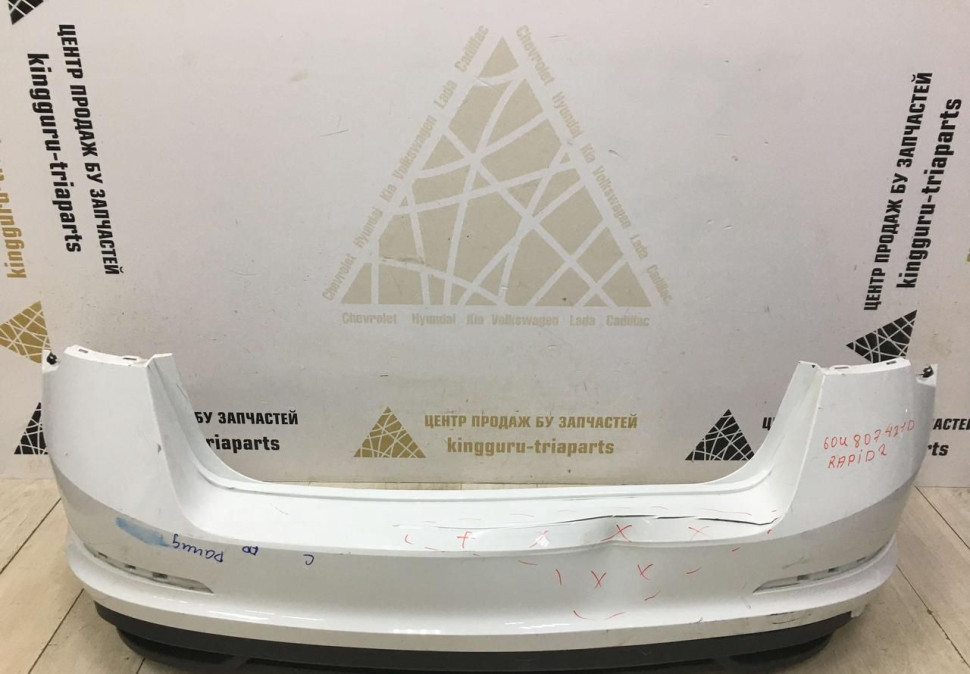 Бампер задний Skoda Rapid 2 2020 OEM 60U807421D