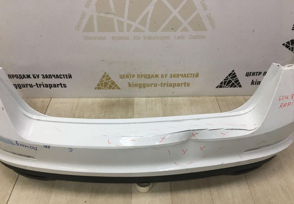 Бампер задний Skoda Rapid 2 2020 OEM 60U807421D Бампер задний Skoda Rapid 2 2020 OEM 60U807421D