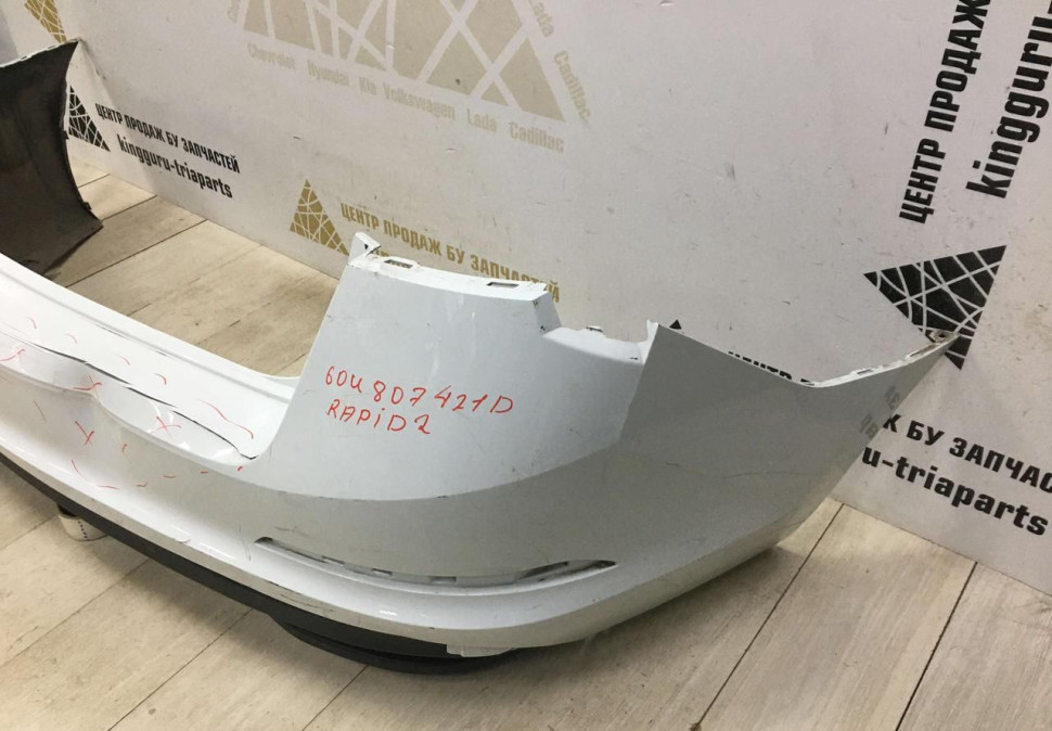Бампер задний Skoda Rapid 2 2020 OEM 60U807421D Бампер задний Skoda Rapid 2 2020 OEM 60U807421D