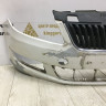 Бампер передний Skoda Fabia 2 рестайлинг OEM 5J0807221D