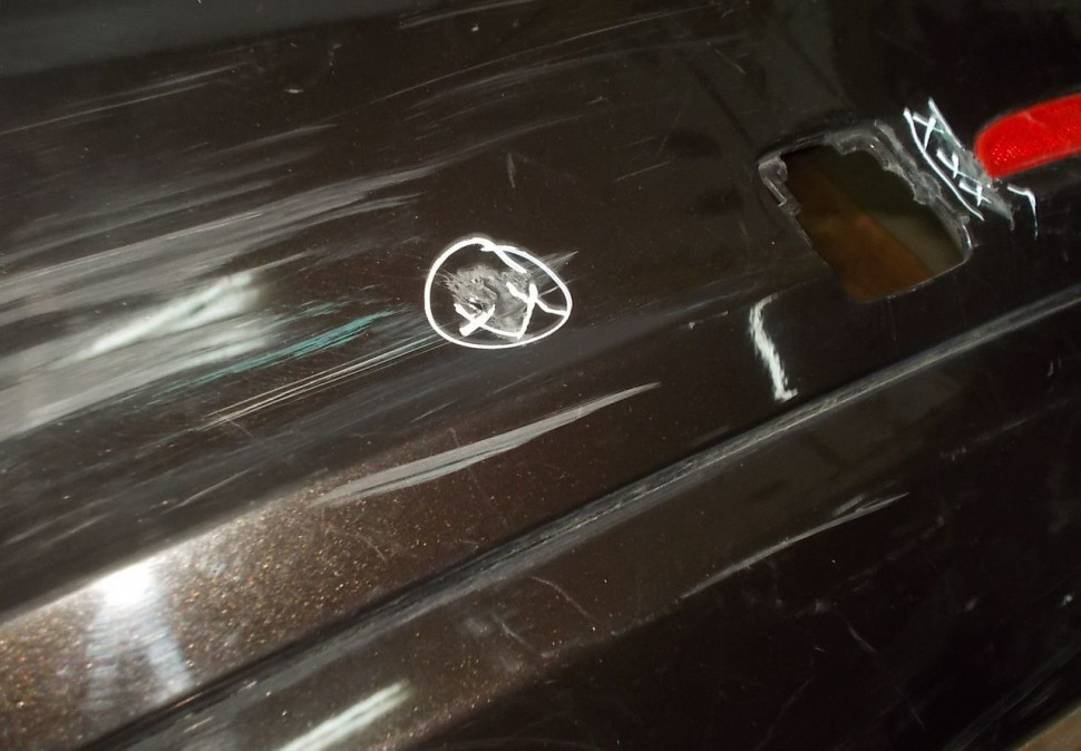Бампер задний бу Skoda Superb 2 рестайлинг OEM 3T5807421