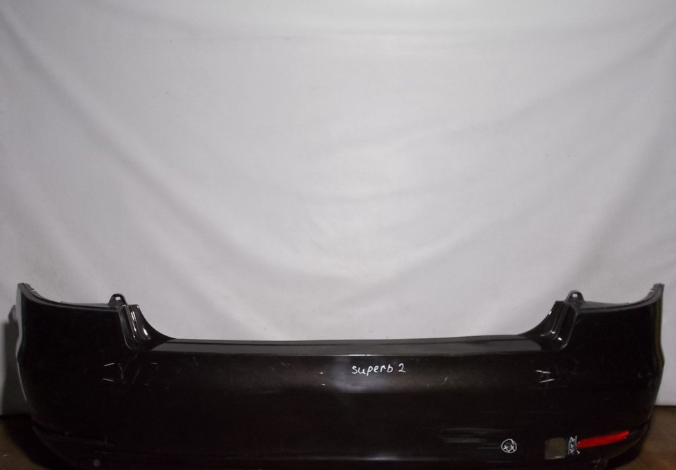 Бампер задний бу Skoda Superb 2 рестайлинг OEM 3T5807421
