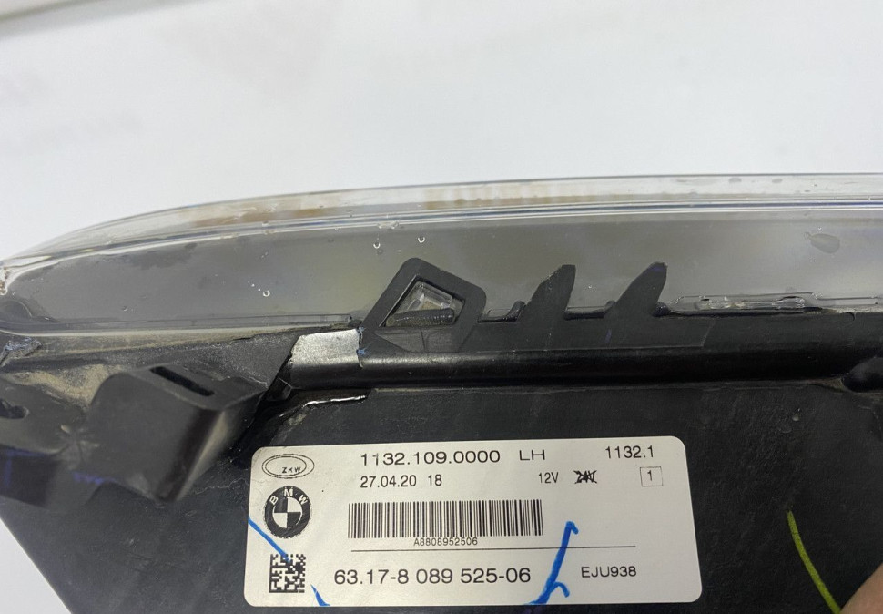 Фара ЛЭД LED противотуманная левая BMW 3 G20 OEM 63178089525 Фара ЛЭД LED противотуманная левая BMW 3 G20 OEM 63178089525
