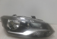 Фара правая Volkswagen Polo (15>) рестайл oem 6RU941008f (слом.2крепл.) (трещины в корп.)