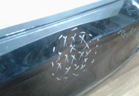 Бампер задний Skoda Octavia oem 5eu807421(вмятина) (В)