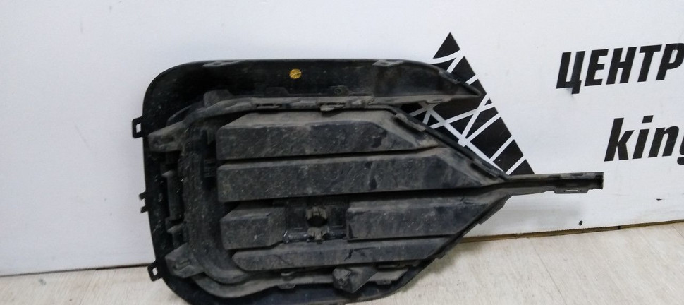 Решетка бампера левая Volkswagen Touareg 3 oem  760853663a