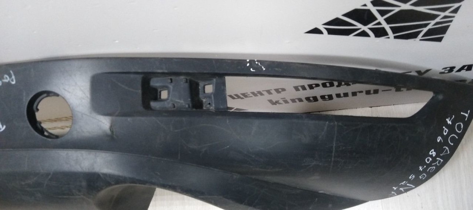 Спойлер заднего бампера Volkswagen Touareg 2 дорест 10-14 oem 7P6807521A