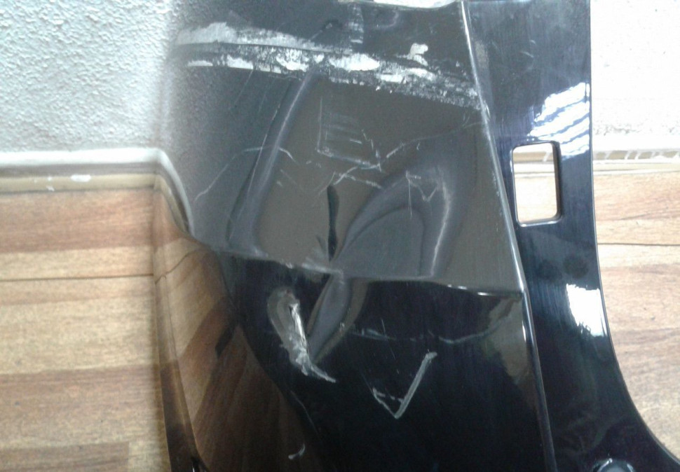 Бампер задний Hyundai Tucson 3 (15>) вмятина oem 86611d7000