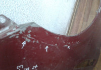 Крыло переднее правое Kia Rio 3 oem 663124Y000 (вмятина)