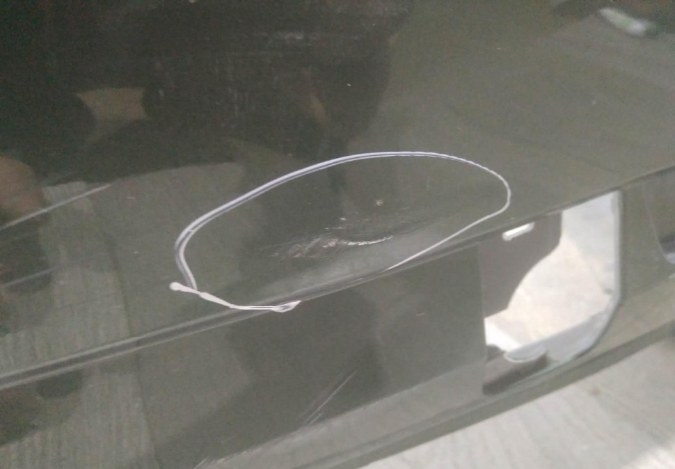 Бампер задний бу Skoda Octavia A7 рестайлинг OEM 5EU807421F (В)