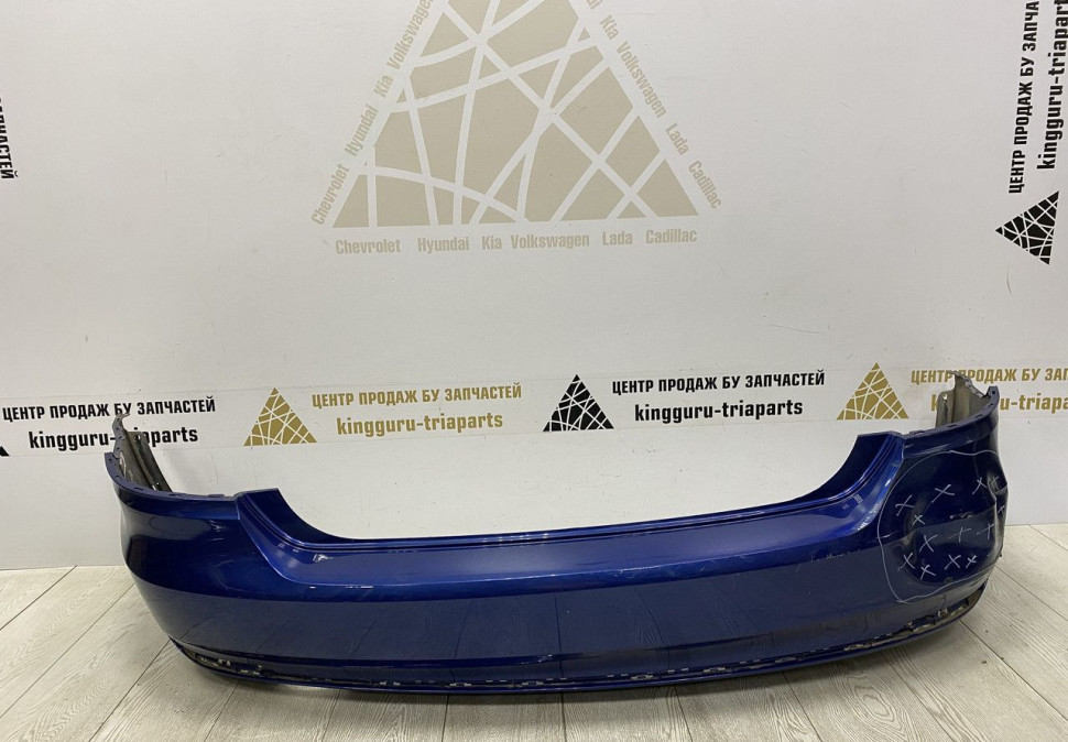 Бампер задний Volkswagen Polo 5 рестайлинг 2015-2020 oem 6RU807421D