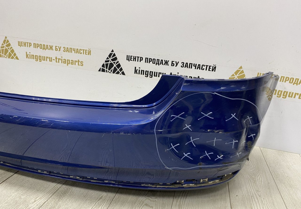 Бампер задний Volkswagen Polo 5 рестайлинг 2015-2020 oem 6RU807421D