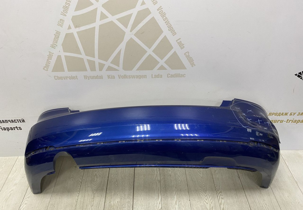 Бампер задний Volkswagen Polo 5 рестайлинг 2015-2020 oem 6RU807421D