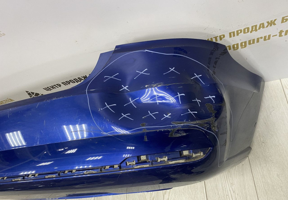 Бампер задний Volkswagen Polo 5 рестайлинг 2015-2020 oem 6RU807421D