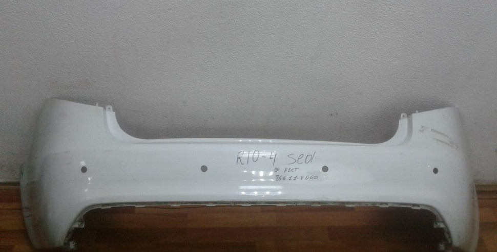 Бампер задний Kia Rio 3 до рест седан oem 866114Y000 (дефект)