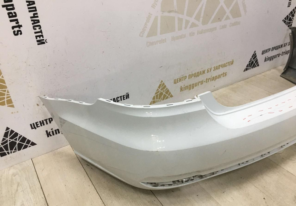 Бампер задний Volkswagen Polo 5 рестайлинг 2015-2020 oem 6RU807421D