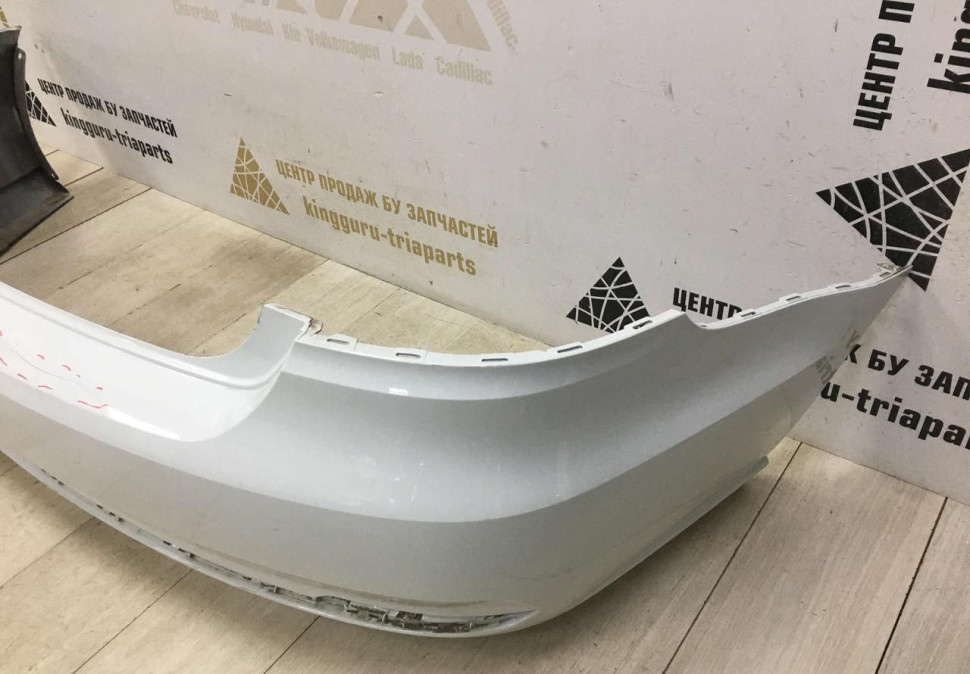 Бампер задний Volkswagen Polo 5 рестайлинг 2015-2020 oem 6RU807421D