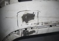 Бампер задний Kia Rio 4 рестайл седан (после ремонта) oem 866114y500 (скл-3)