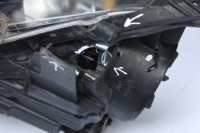 Фара левая Kia Rio 4 рестайл oem 921014x501 (слом. часть корпуса, 1 крепл.)