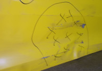 Дверь передняя правая бу Skoda Rapid OEM 6RF831056D. 5JA831052B