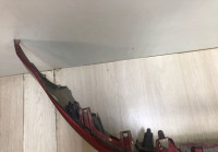 Бампер передний Volkswagen Polo Sedan (09-15) до рест oem 6RU807221 (слом. 1 креп.)