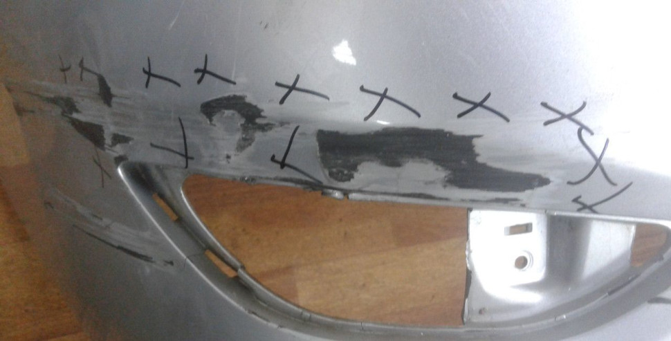 Бампер задний Hyundai Solaris 1 до рест седан oem 866114L000 (потертость) Бампер задний Hyundai Solaris 1 до рест седан oem 866114L000 (потертость)