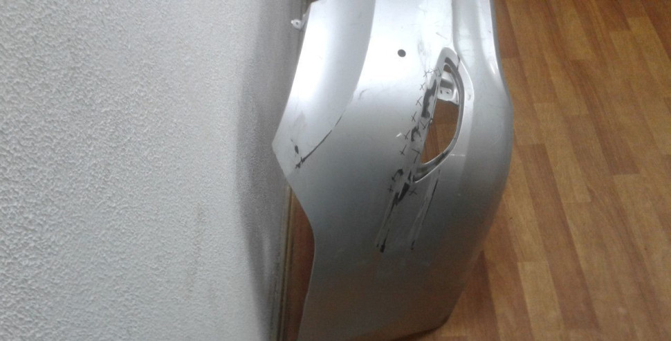 Бампер задний Hyundai Solaris 1 до рест седан oem 866114L000 (потертость) Бампер задний Hyundai Solaris 1 до рест седан oem 866114L000 (потертость)