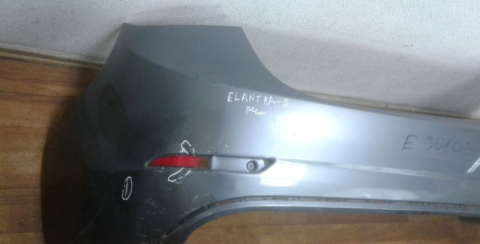 Бампер задний Hyundai Elantra MD (13-15) oem 866113X700 (слом. бок. крепления) Бампер задний Hyundai Elantra MD (13-15) oem 866113X700 (слом. бок. крепления)
