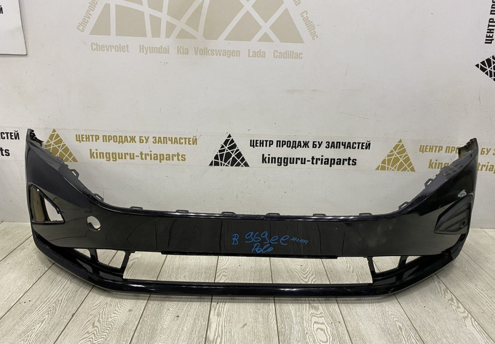 Бампер передний Volkswagen Polo 6 2020> oem 6N5807217