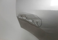 Дверь задняя правая Volkswagen Tiguan 2 oem  5NA833056H  (вмятина)