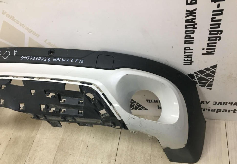 Спойлер заднего бампера BMW X6 F16 2014 OEM 51127360728 Спойлер заднего бампера BMW X6 F16 2014 OEM 51127360728