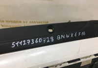 Спойлер заднего бампера BMW X6 F16 2014 OEM 51127360728