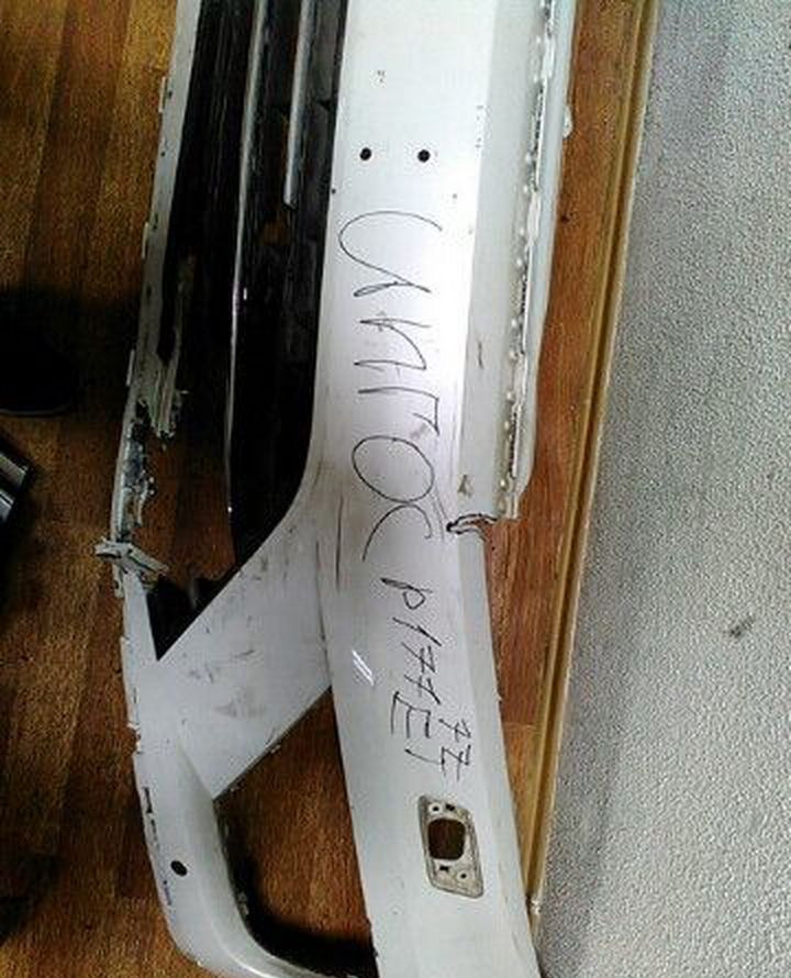 Бампер передний Volkswagen Touareg NF (15>) трещины, слом. часть 7p6807421