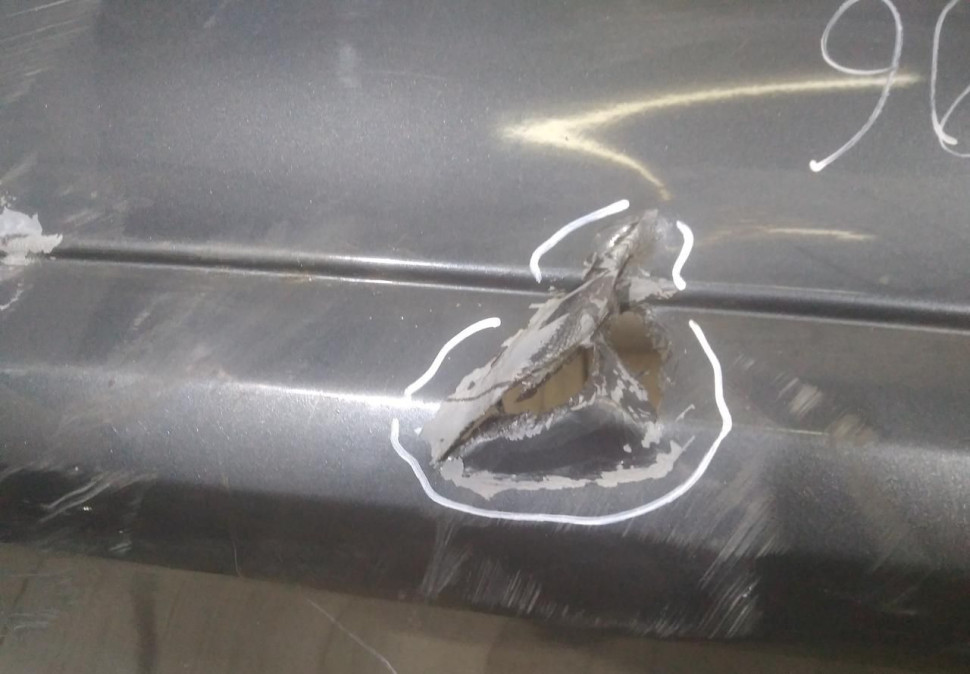 Бампер задний бу Skoda Octavia A5 OEM 1Z5807421F