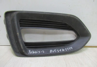 Накладка (решетка) ПТФ левая Hyundai Solaris 2 oem 86521H5000