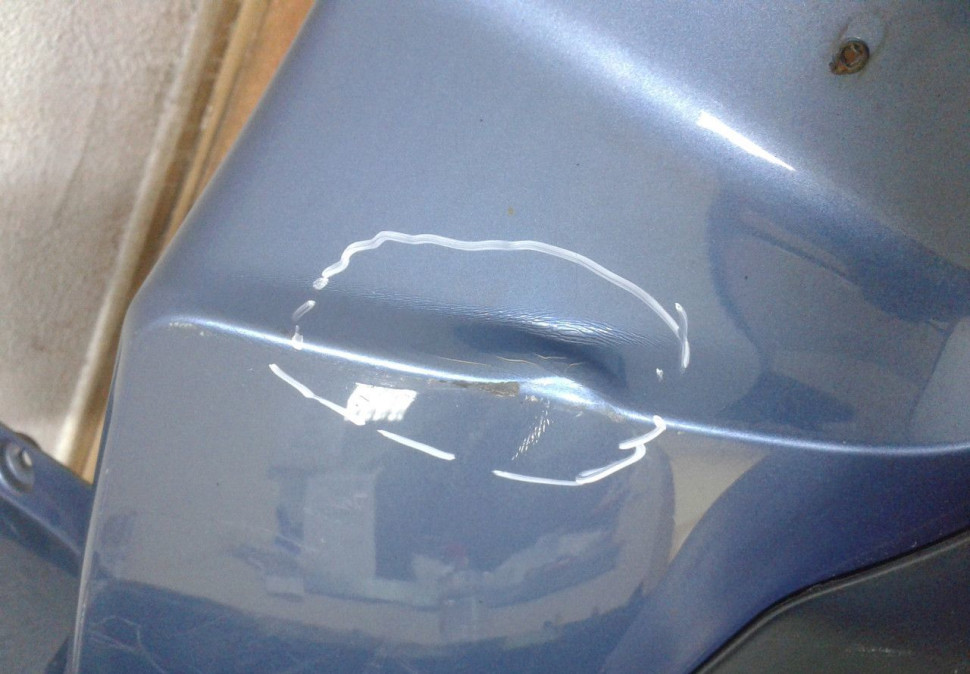 Бампер задний Volkswagen Tiguan (11-16) oem 5NU807421 (мал. вмятина) (скл-3)