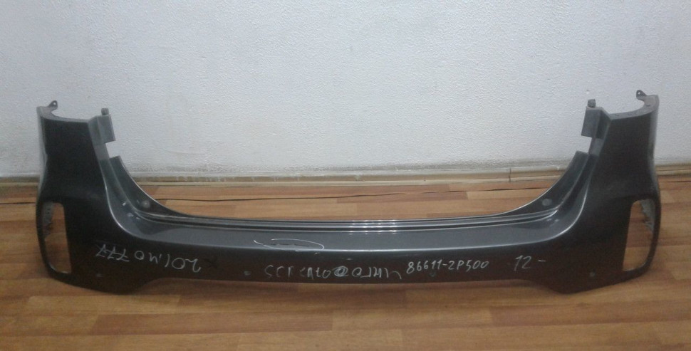 Бампер задний Kia Sorento 2 ХМ рест oem 866112P500 (трещина) (скл-3)