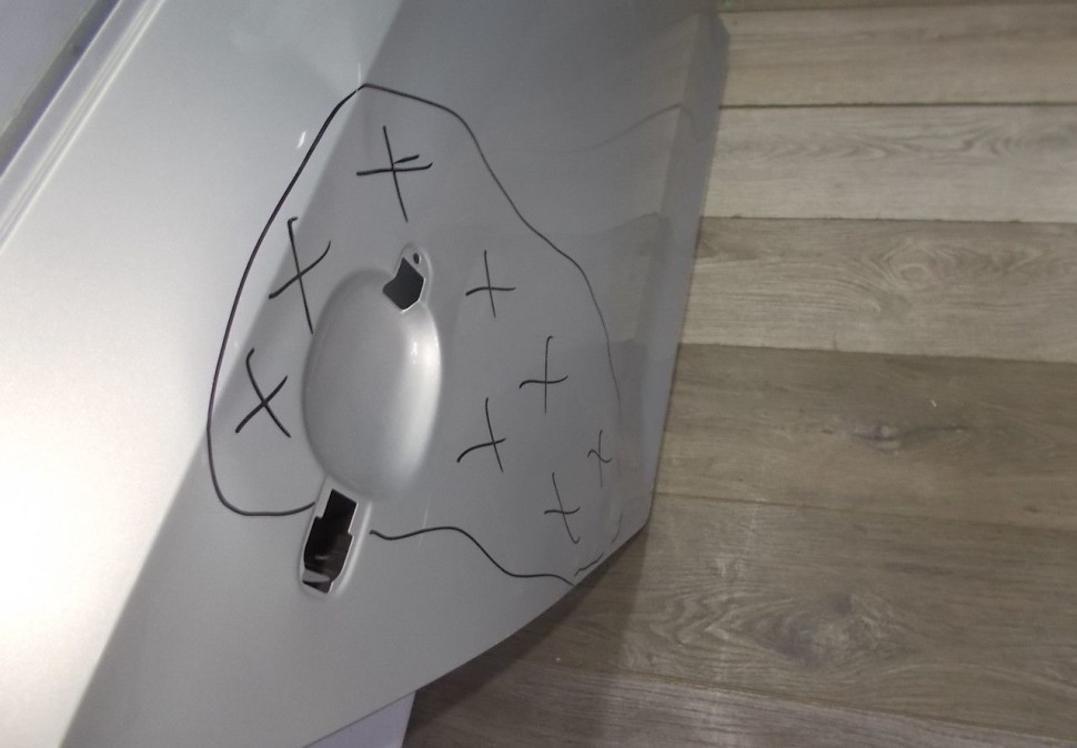 Дверь задняя правая бу Skoda Rapid OEM 5JA833052B